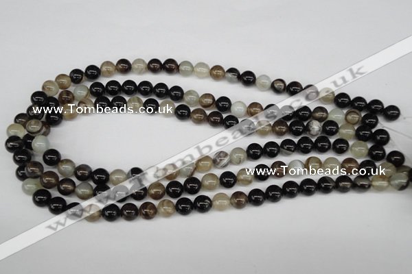 CRO85 15.5 inches 8mm round agate gemstone beads wholesale