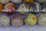 CRO864 15.5 inches 12mm round sky eye stone beads wholesale