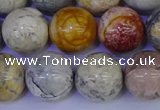 CRO865 15.5 inches 14mm round sky eye stone beads wholesale