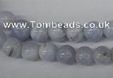 CRO89 15.5 inches 8mm round blue lace agate beads wholesale