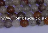 CRO891 15.5 inches 6mm round mixed lodalite quartz beads wholesale