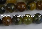 CRO904 15.5 inches 12mm round golden pietersite beads wholesale