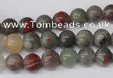 CRO92 15.5 inches 8mm round bloodstone beads wholesale