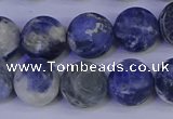 CRO954 15.5 inches 12mm round matte sodalite beads wholesale