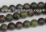 CRO97 15.5 inches 8mm round dragon blood jasper beads wholesale