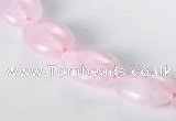 CRQ01 A grade 10*14mm oval natural rose quartz beads wholesale