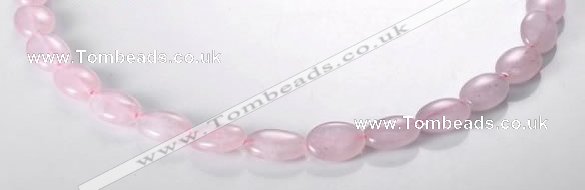 CRQ01 A grade 10*14mm oval natural rose quartz beads wholesale