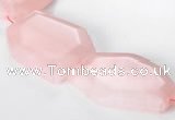 CRQ11 Freeform A grade natural rose quartz beads Wholesale