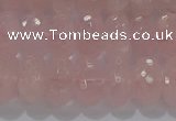 CRQ118 15.5 inches 7*12mm faceted rondelle rose quartz beads