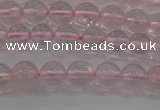 CRQ121 15.5 inches 6mm round natural rose quartz beads wholesale