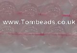 CRQ124 15.5 inches 12mm round natural rose quartz beads wholesale