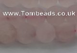 CRQ183 15.5 inches 10mm round matte rose quartz beads wholesale