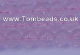 CRQ202 15.5 inches 8mm round Mozambique rose quartz beads