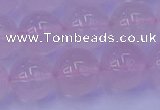 CRQ205 15.5 inches 14mm round Mozambique rose quartz beads