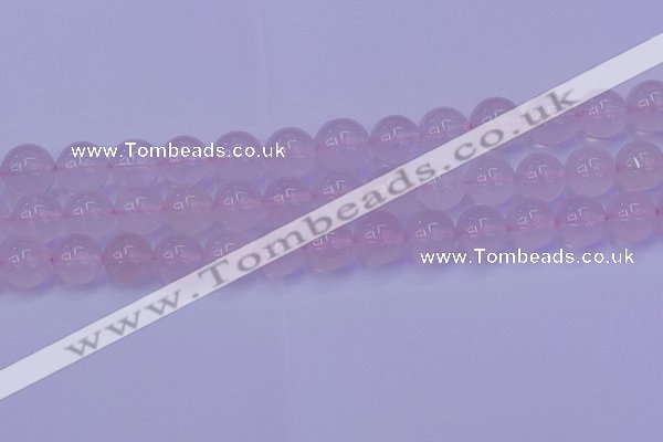 CRQ205 15.5 inches 14mm round Mozambique rose quartz beads