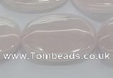 CRQ236 15.5 inches 18*25mm oval rose quartz beads wholesale