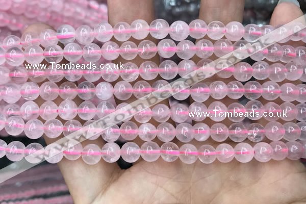 CRQ416 15.5 inches 6mm round rose quartz beads wholesale