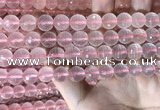 CRQ445 15.5 inches 10mm faceted round rose quartz beads