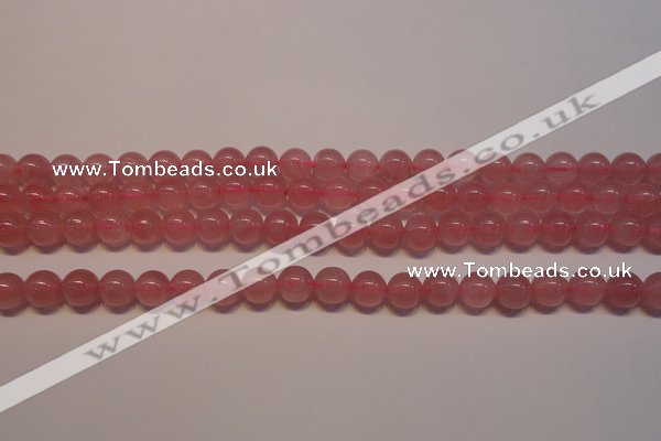 CRQ451 15.5 inche 6mm round A grade Madagascar rose quartz beads