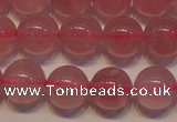 CRQ452 15.5 inche 8mm round A grade Madagascar rose quartz beads