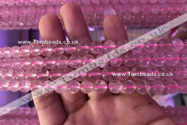 CRQ471 15.5 inches 8mm round rose quartz gemstone beads