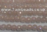 CRQ511 15.5 inches 6mm faceted round AB-color rose quartz beads