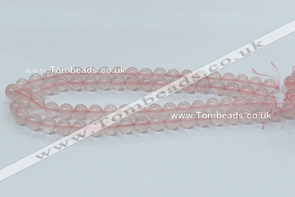 CRQ52 15.5 inches 10mm round natural rose quartz beads wholesale