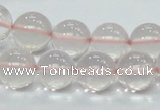 CRQ54 15.5 inches 14mm round natural rose quartz beads wholesale