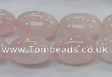 CRQ67 15.5 inches 15*20mm egg-shaped natural rose quartz beads