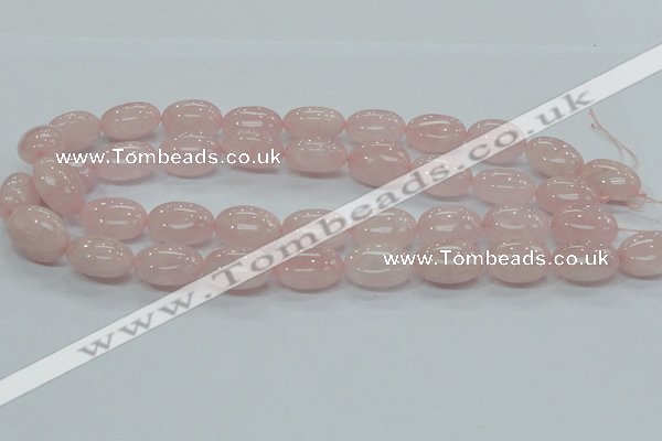 CRQ67 15.5 inches 15*20mm egg-shaped natural rose quartz beads