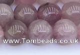 CRQ781 15.5 inches 8mm round Madagascar rose quartz beads