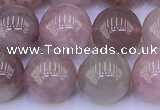 CRQ782 15.5 inches 10mm round Madagascar rose quartz beads