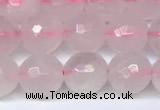 CRQ797 15.5 inches 8mm faceted round rose quartz gemstone beads