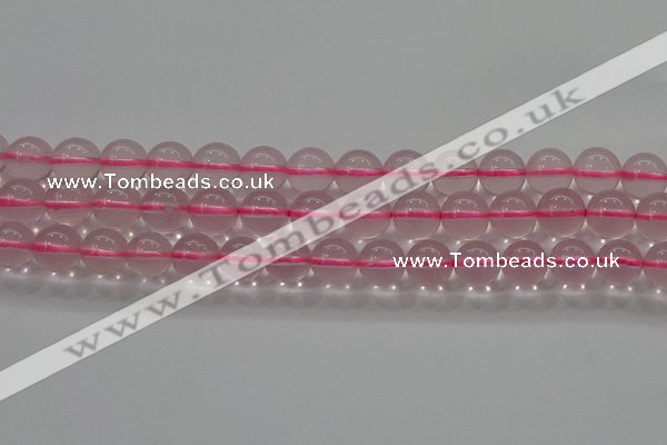 CRQ856 15.5 inches 8mm round natural rose quartz gemstone beads