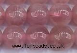 CRQ892 15 inches 8mm round Madagascar rose quartz beads