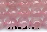 CRQ905 15 inches 6mm round Madagascar rose quartz beads