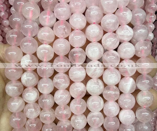 CRQ919 15 inches 10mm round Madagascar rose quartz beads wholesale