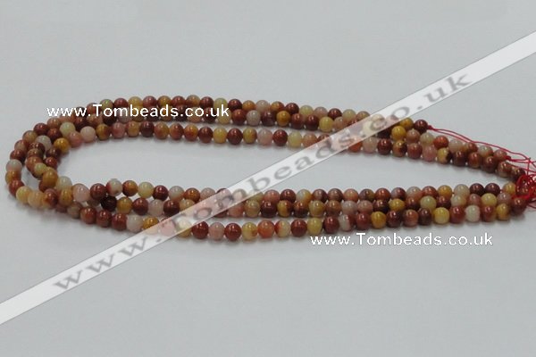 CRS02 15.5 inches 6mm round rainbow stone beads wholesale