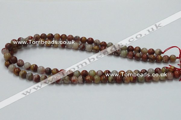 CRS03 15.5 inches 8mm round rainbow stone beads wholesale