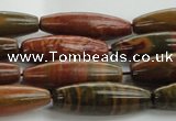 CRS101 15.5 inches 10*30mm rice rainbow jasper stone beads