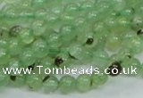 CRU100 15.5 inches 6mm round green rutilated quartz beads wholesale