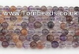 CRU1010 15.5 inches 6mm round mixed rutilated quartz beads