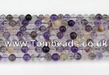 CRU1018 15.5 inches 6mm round mixed rutilated quartz beads