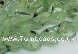 CRU107 15.5 inches 12*12mm heart green rutilated quartz beads