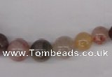 CRU420 15.5 inches 6mm - 14mm round Multicolor rutilated quartz beads