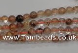 CRU451 15.5 inches 5mm round Multicolor rutilated quartz beads