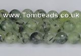 CRU800 15.5 inches 4mm faceted round prehnite gemstone beads