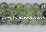 CRU801 15.5 inches 6mm faceted round prehnite gemstone beads