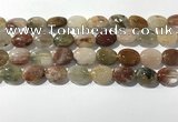 CRU922 15.5 inches 12*16mm oval mixed rutilated quartz beads wholesale