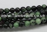 CRZ01 15.5 inches 6mm round ruby zoisite gemstone beads Wholesale